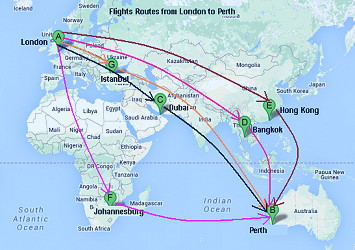 London to Perth